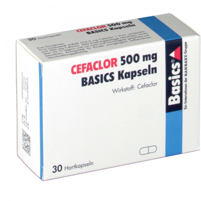 Купить Цефаклор Cefaclor 500MG Basics KAPS/10 Шт  | Цена .