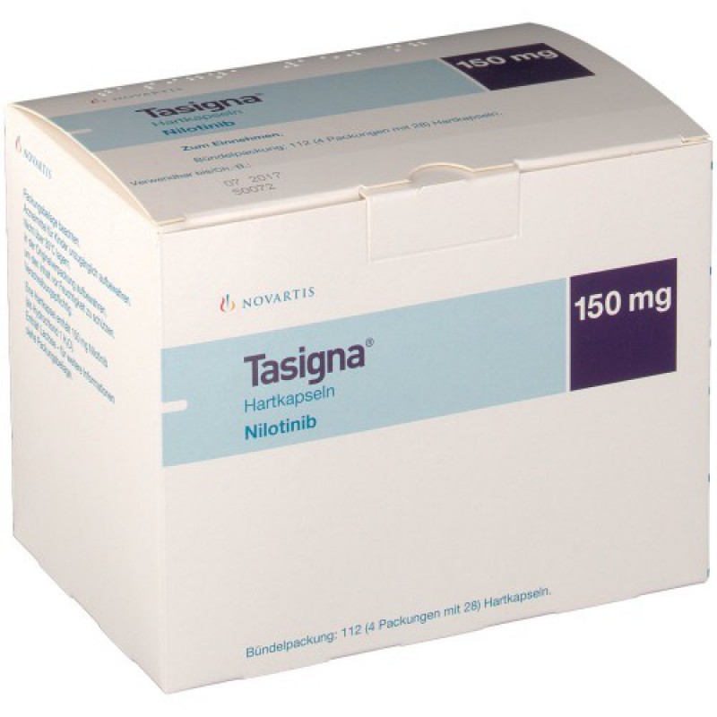 Купить Тасигна Tasigna 150 мг/4X28 капсул  | Цена Тасигна .