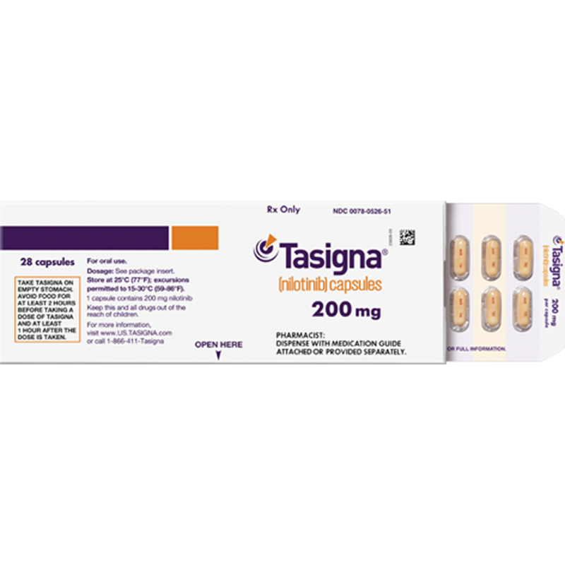 Купить Тасигна Tasigna 200 мг/28 капсул  | Цена Тасигна Tasigna .