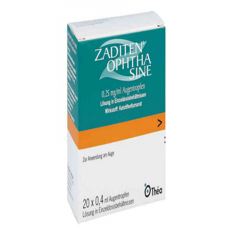 Купить Задитен ZADITEN Ophtha 0,25 mg/ml - 50 Шт  | Цена .